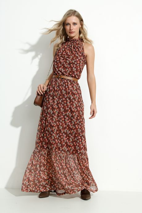 vestido de tule longo